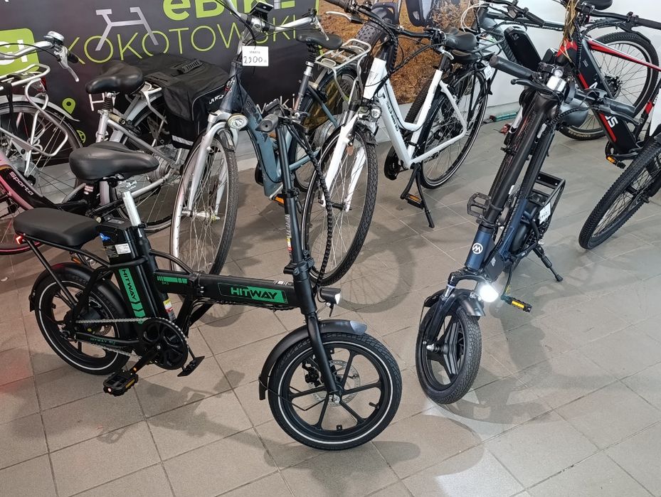 Rower elektryczny mini skladak