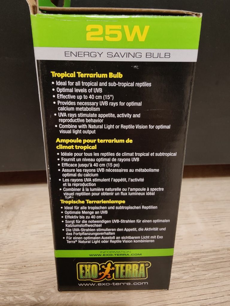 Reptile UVB 100 ExoTerra 25W