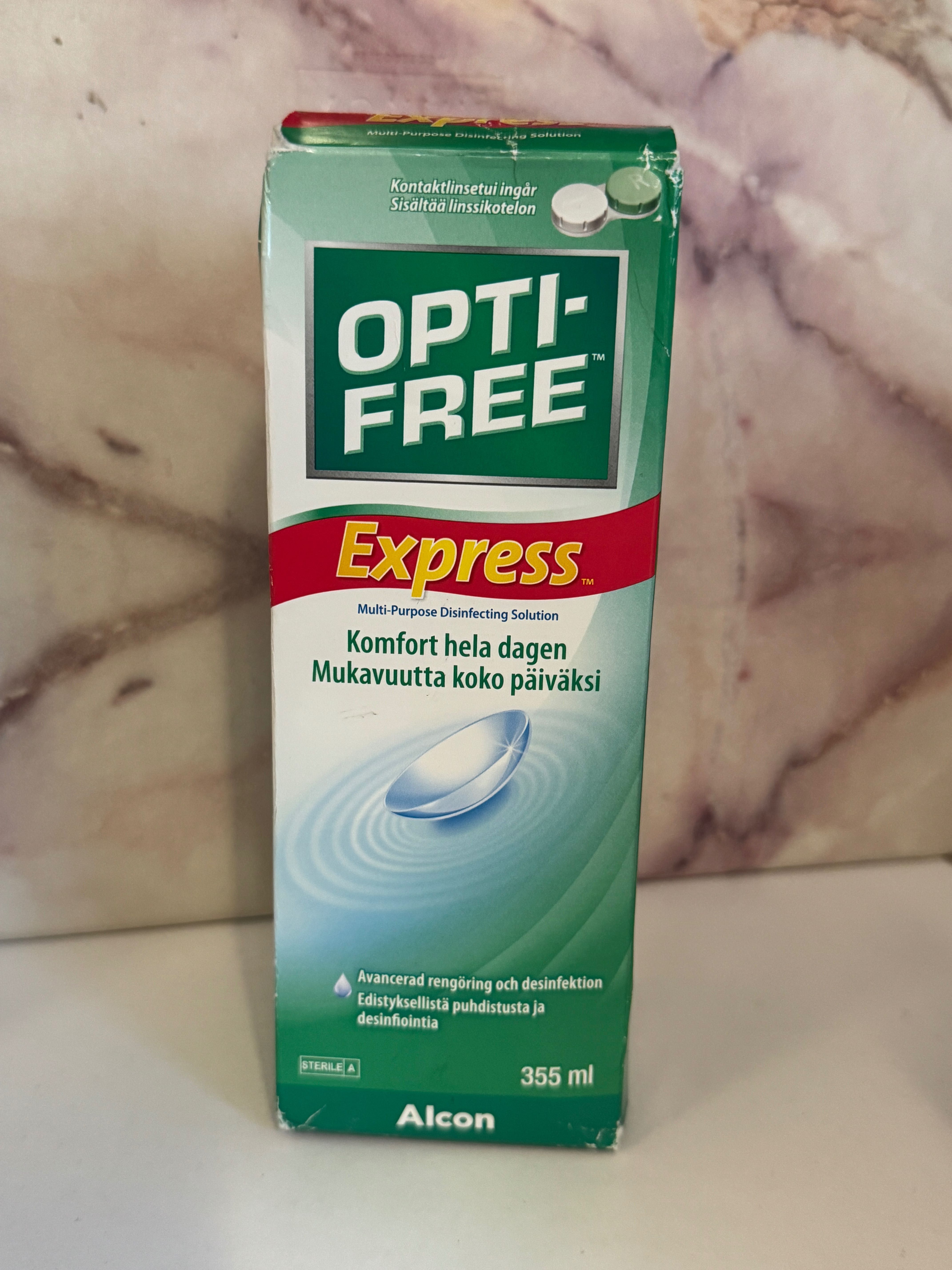 Płyn do soczewek Opti free Express Alcon 355 ml