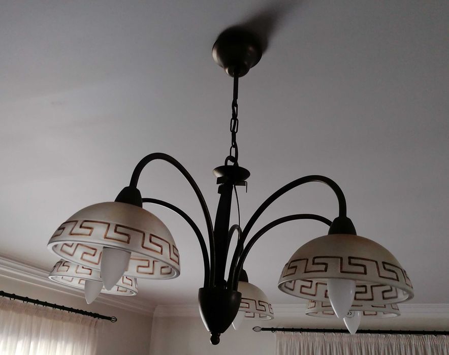 2 Candeeiros de Teto para Sala ou Hall - Como NOVOS