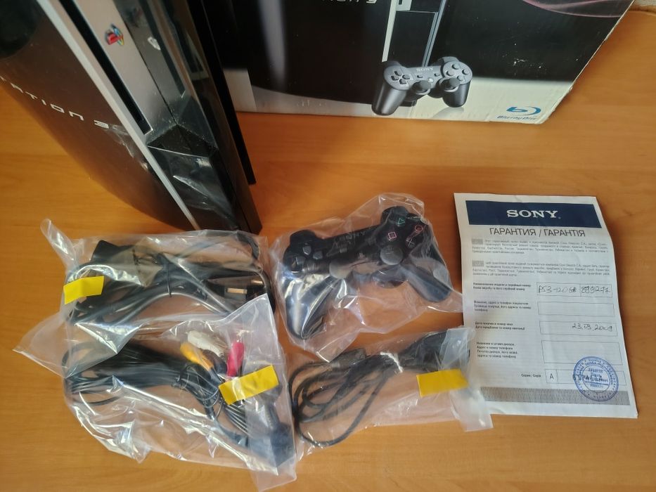 PlayStation 3 колекційний повний магазинний комплект  PS3, PlayStation