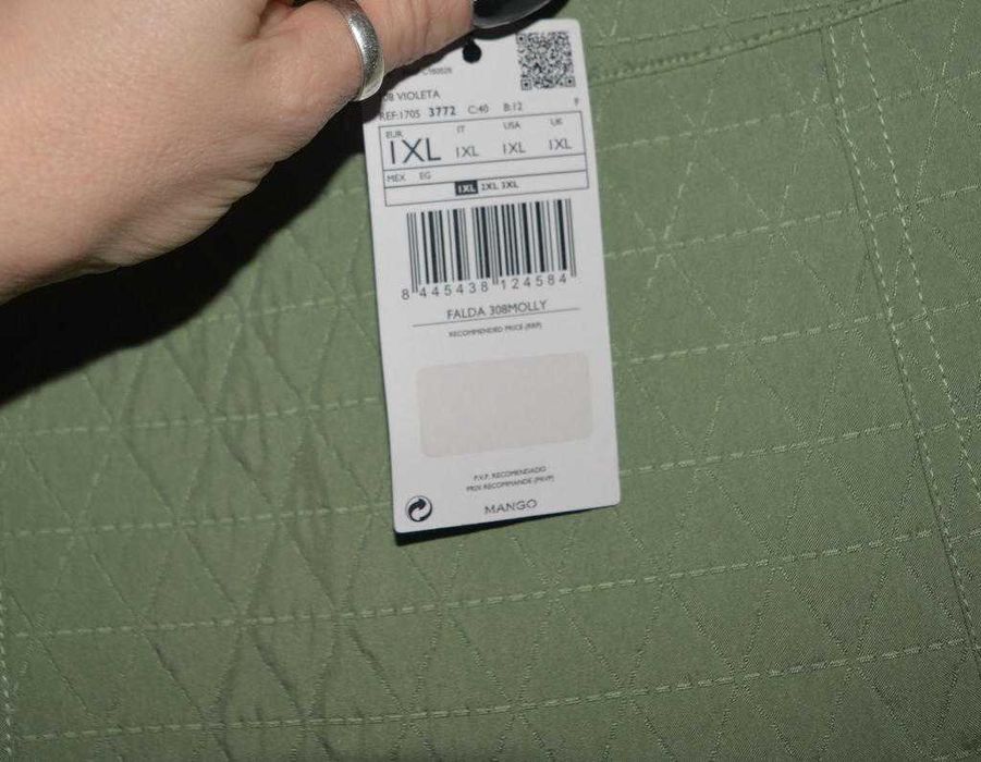 Pikowana wiosenna spódnica Mango 1XL 44/46