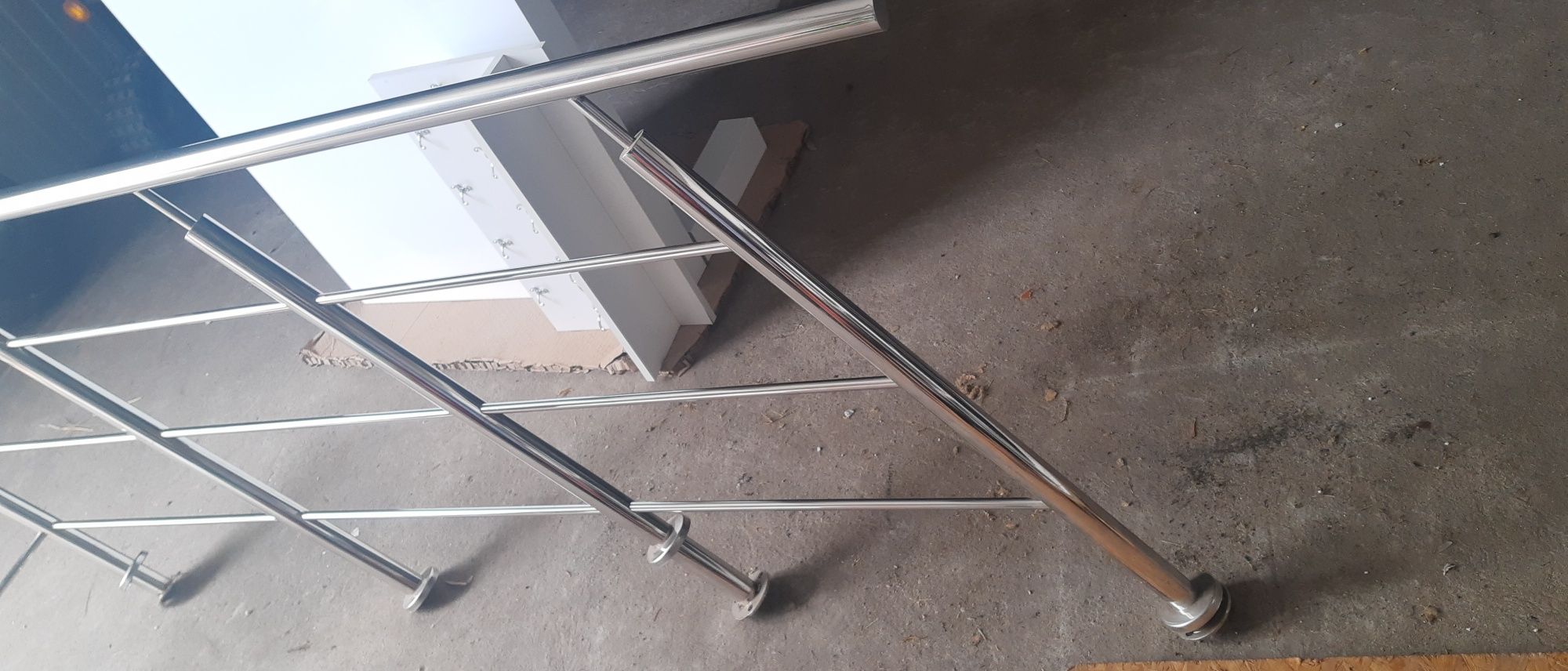 Balustrada na schody chrom nierdzewka