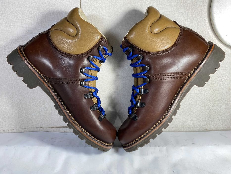 suola vibram женские кожаные трекинговые ботинки р 37 23,5см