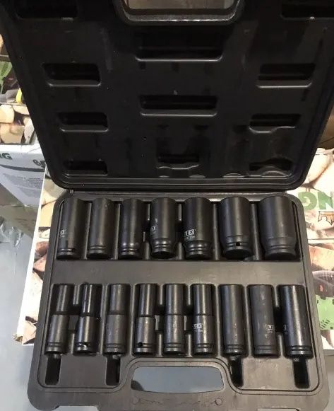 Набір ударних головок LEX LXIS16E 1/2" 10-32 мм 16 од., набір ударних