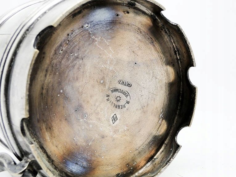 BA5 Br. Henneberg podstakannik w stylu secesyjnym