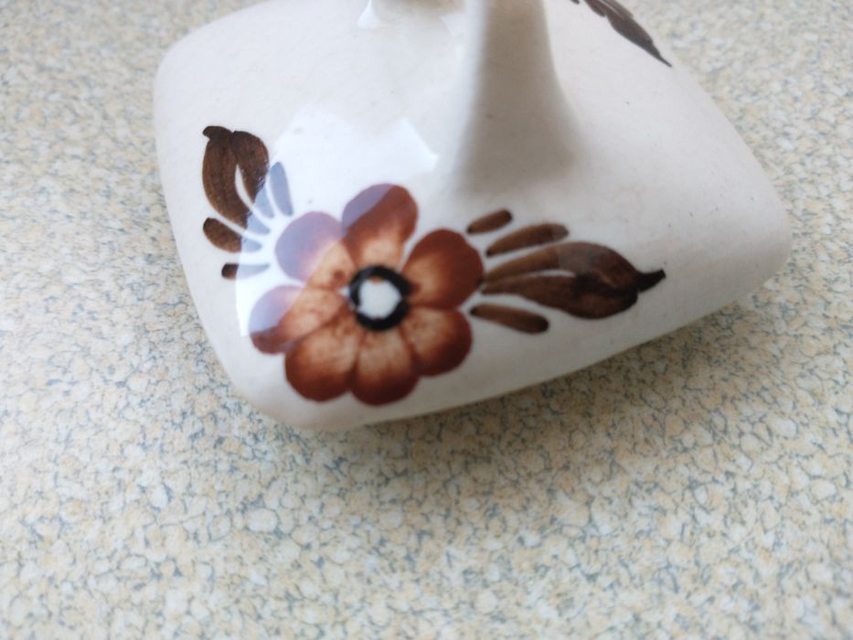 Pokrywka do fajansowego, ceramicznego pojemnika Włocławek