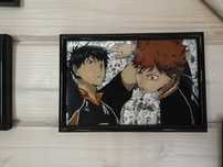 Obrazki na szkle anime manga handmade
