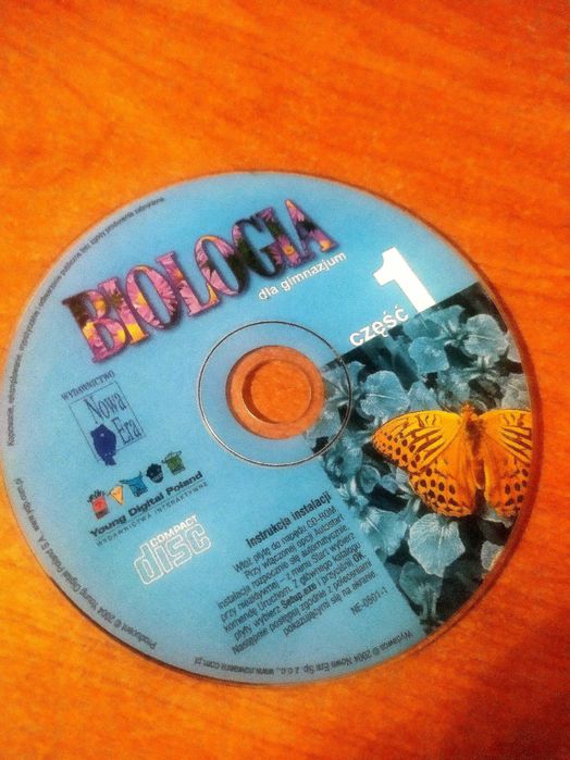 Płyta CD "Biologia dla gimnazjum część 1"