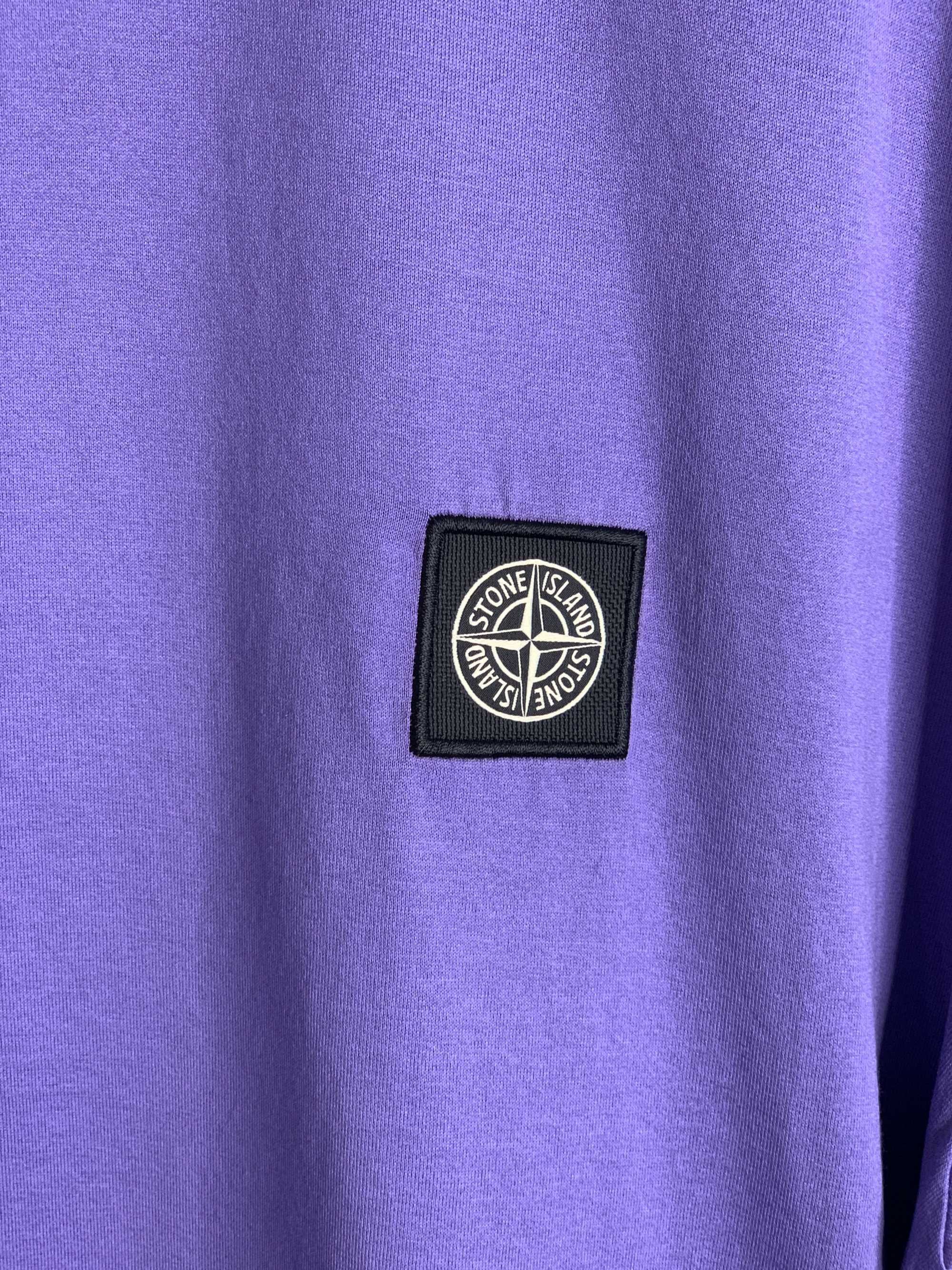 Футболка STONE ISLAND 24113 Short Sleeve T-Shirt Lavender SI0155-LR