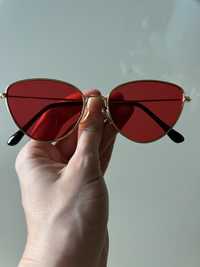 Стильні червоні окуляри/іміджеві окуляри