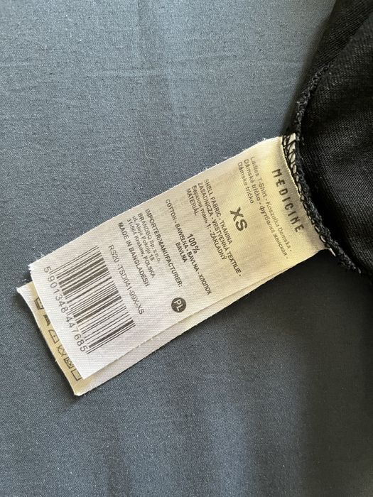 Top z łączonych materiałów koszulka z siateczką Medicine rozm xs