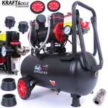 KRAFT&DELE Kompresor 24l Bezolejowy 2 Tłoki 2 Pompy Sprężarka KD1390