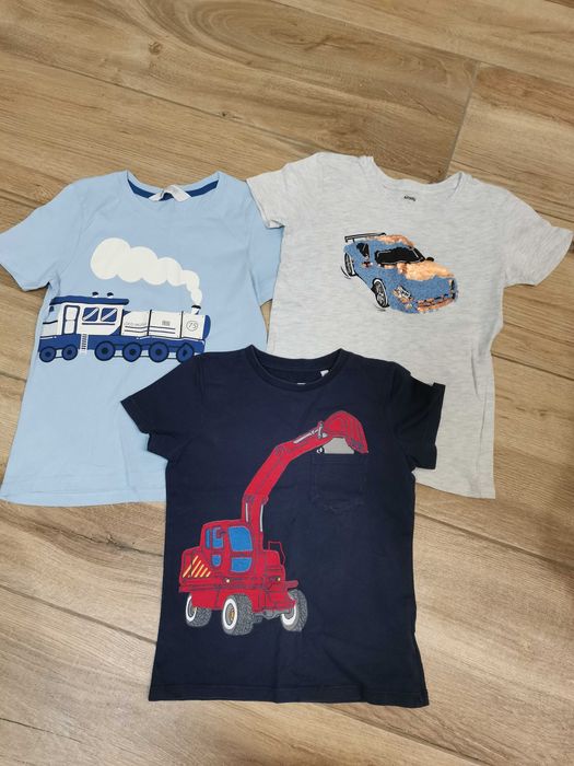 3x t-shirt koparka 110