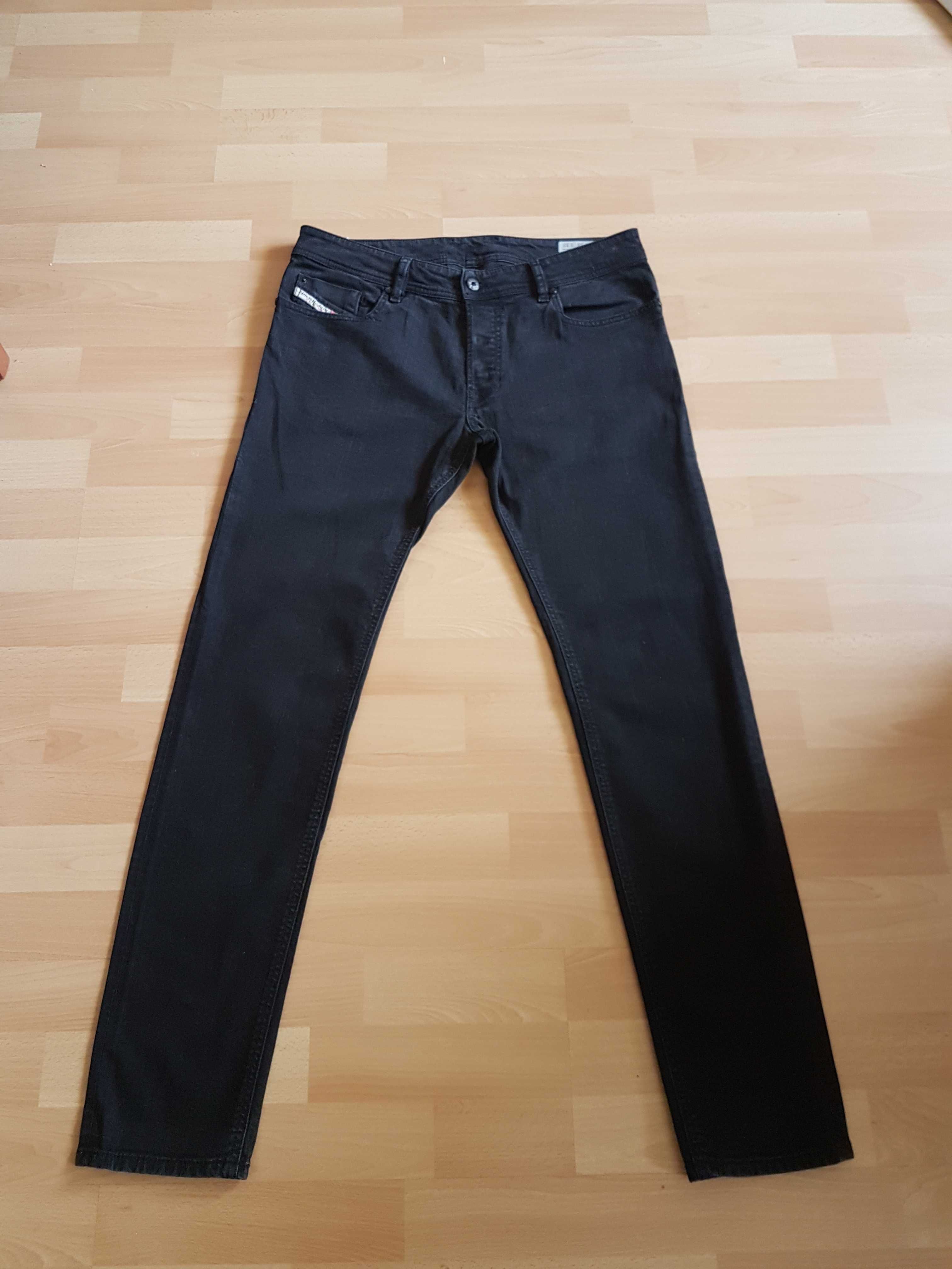 Jeansy Diesel Sleenker W34 L32 dżins skinny slim rurki 34/32 Jak NOWE