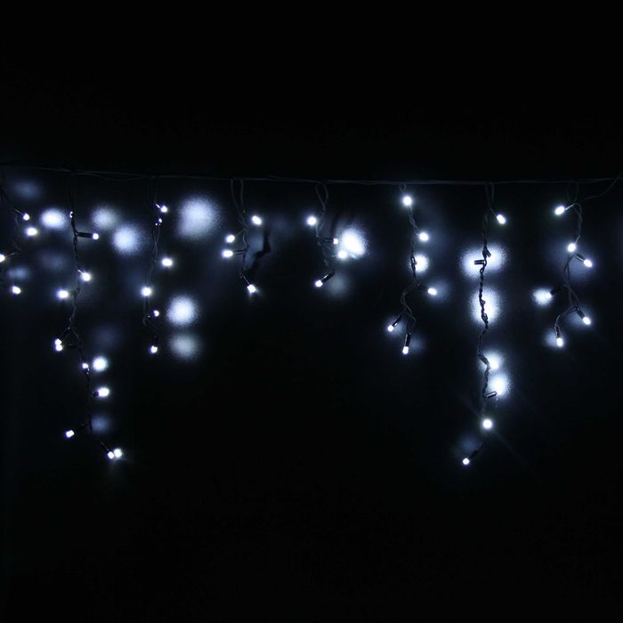 Вулична led-гірлянда LUMION "Бахрома" 3х0.7м 100led, білий колір