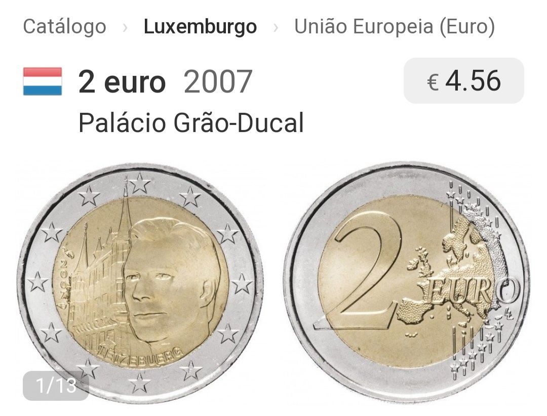 Moeda 2€, Luxemburgo 2007