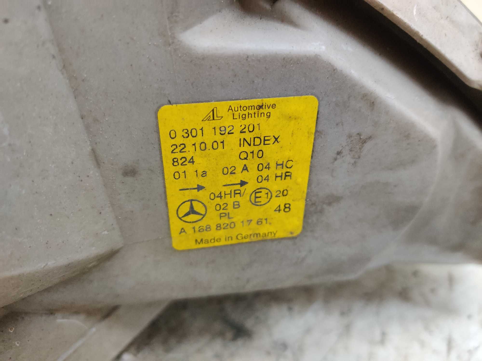 Mercedes W168 FL A Klasa Lampa Przód Przednia Lewa LP