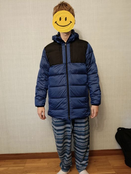 Чоловіча зимова пухова куртка парка Lands End. S та S tall (М)