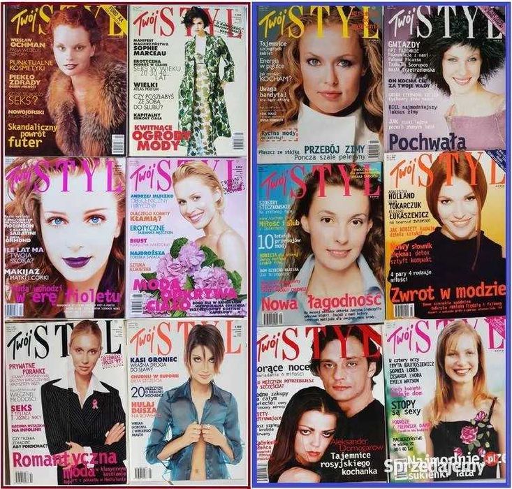twój styl kolekcja unikat vintage retro prl czasopismo miesięcznik