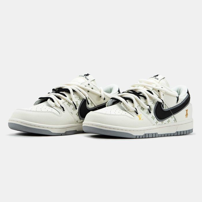 Кожаные кроссовки Nike SB Dunk Low x Louis Vuitton x Gloomy Bear найк