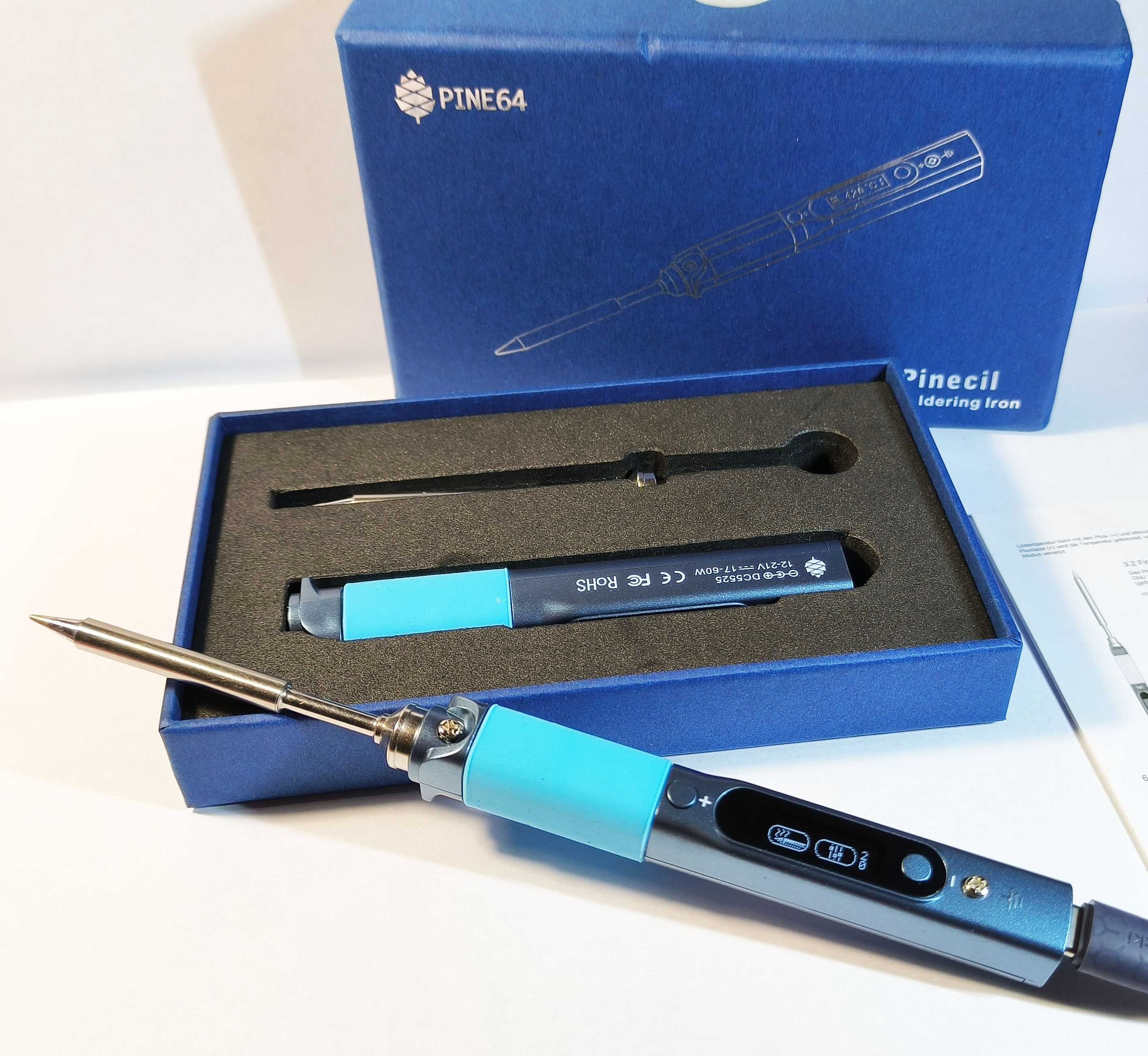 Паяльник Pinecil Pine64 V1 розумний мініатюрний аналог TS100 TS101