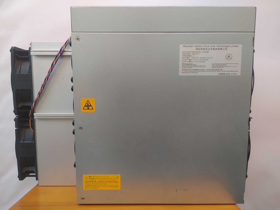 Antminer S19 90T (Amlogic, APW12-1417) — ~3.2 кВт, перевірка | 2 шт