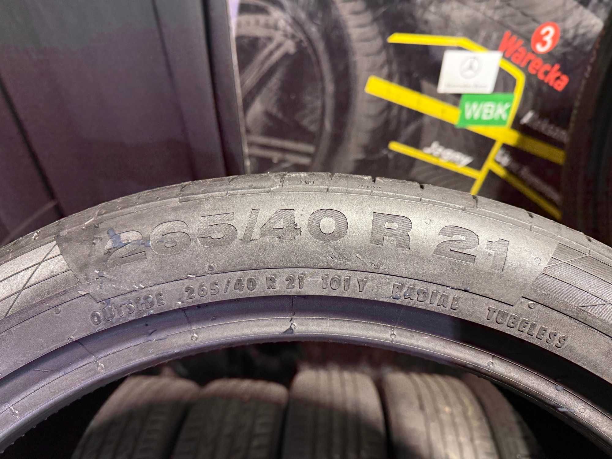 Opony Letnie 265/40/21 CONTINENTAL SPORTCONTACT #1237