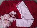 Przepiękne spodnie jeansy H&M roz 128 cm 8 lat serduszka róż słodkie b