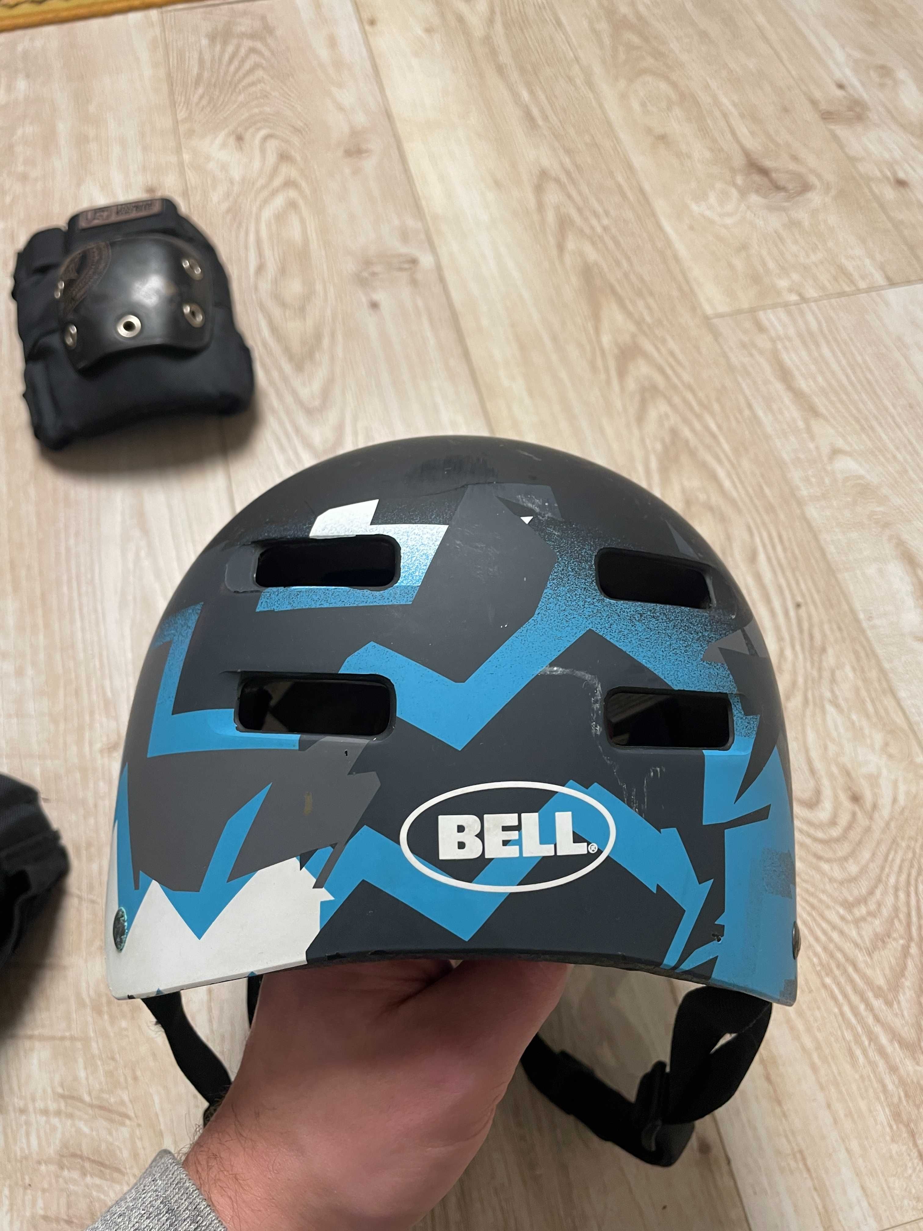 Наколіники, налокітники, шлем BELL, захист тіла для катання