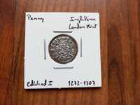 Moeda Penny 1272 Inglaterra, Edward I