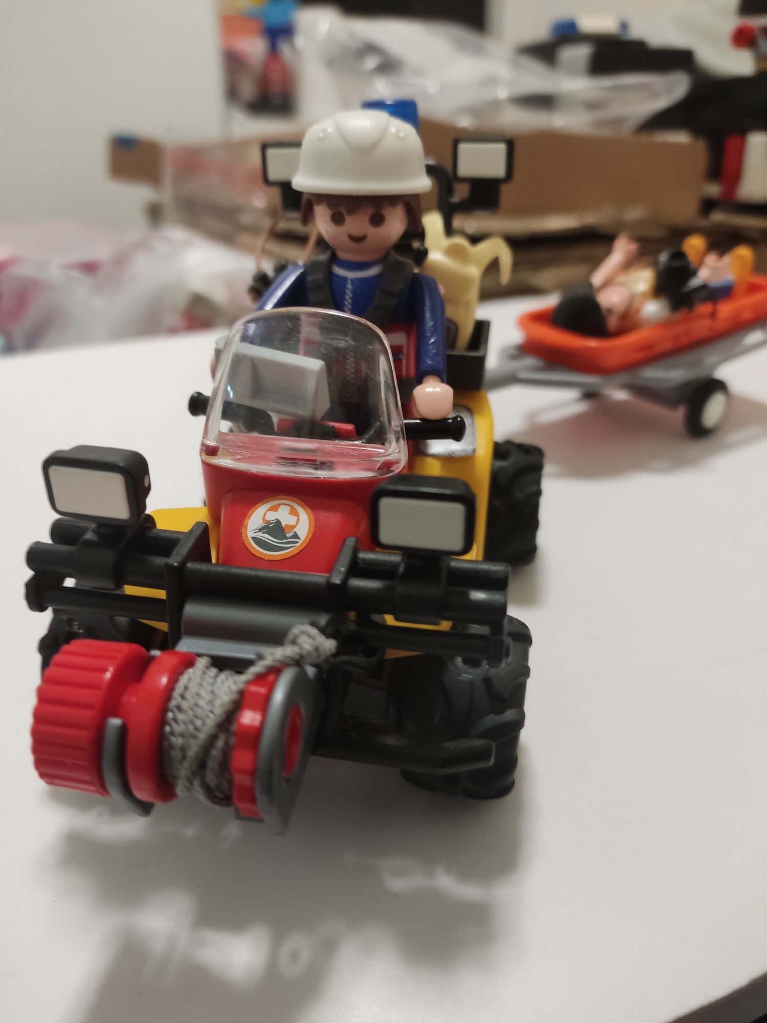 Playmobil moto 4 de resgate