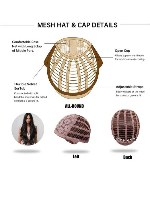 Peruka damska długa syntetyczna