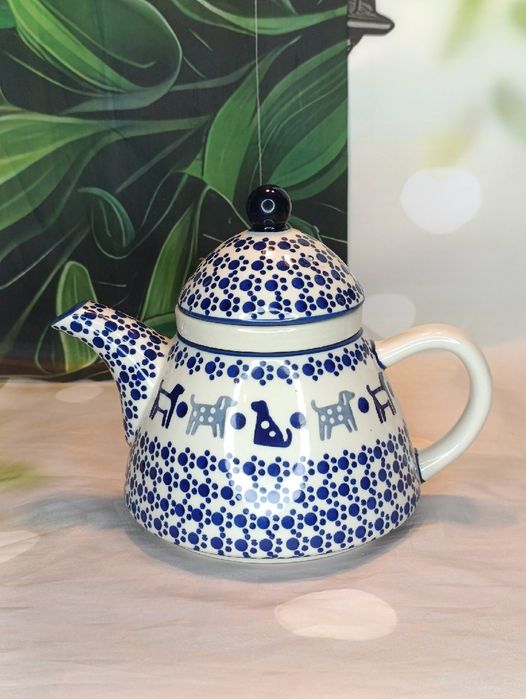 Czajnik imbryk Jaś 1L zaparzacz ceramika Bolesławiec