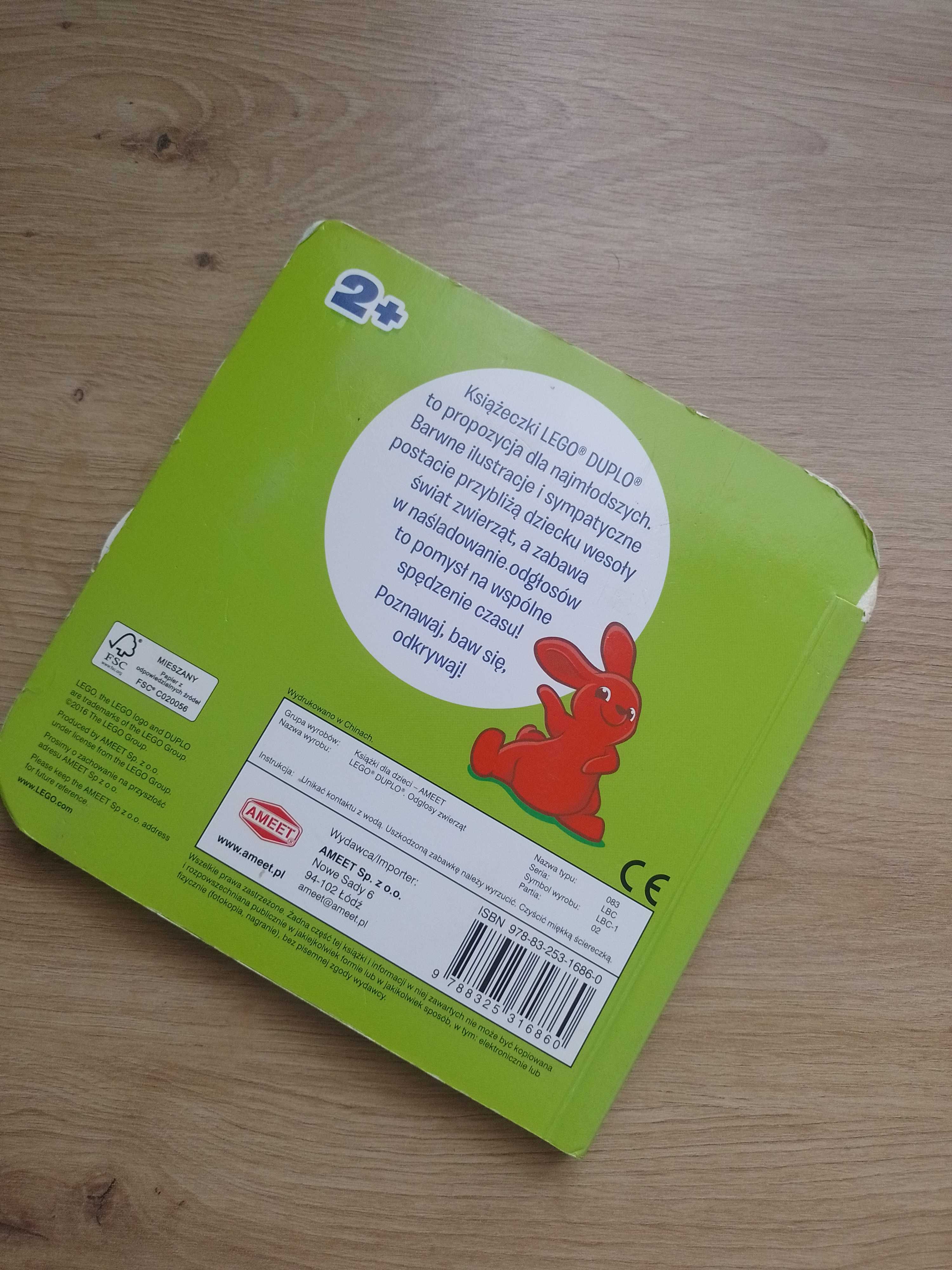 Książeczka kartonowa Duplo "odgłosy zwierząt"