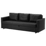 Kanapa/sofa trzyosobowa Friheten (Ikea), czarna, nowa