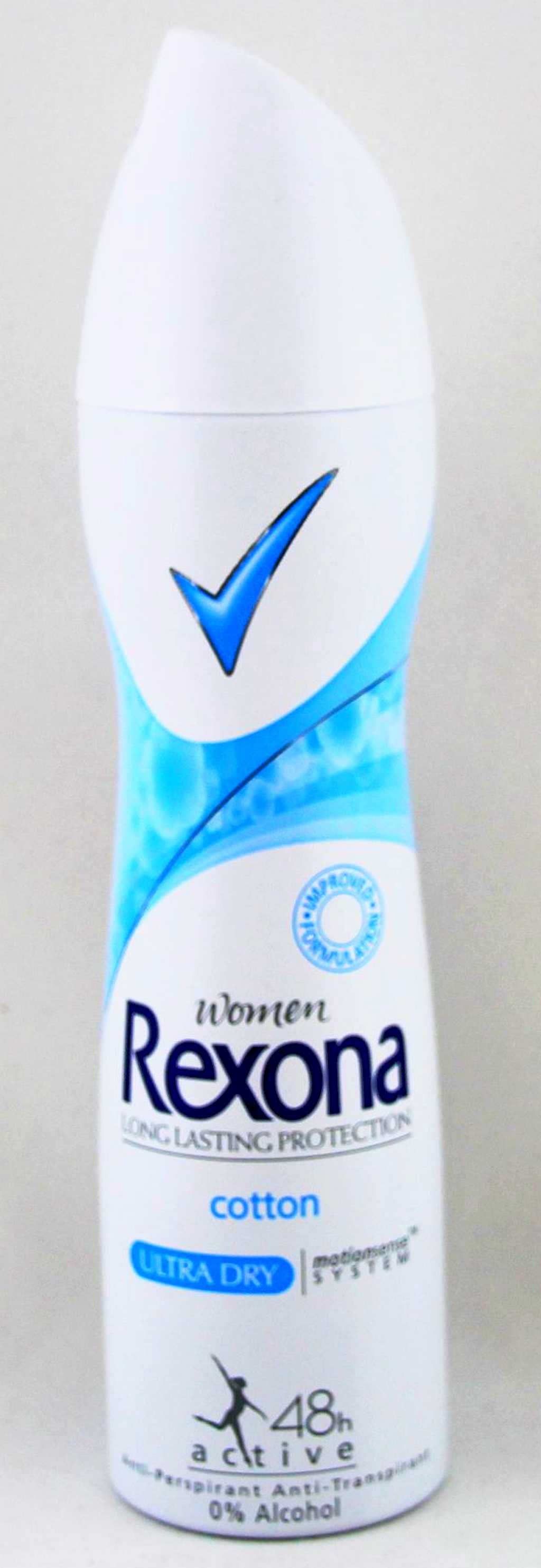 Rexona Cotton Dezodorant damski 150ml - 0% Alkoholu