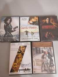 Conjunto 5 filmes DVD novos Embalados