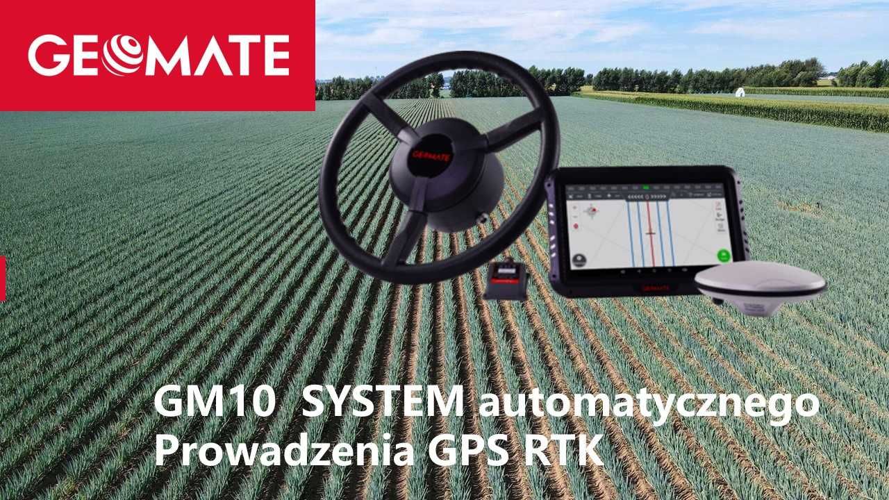 GEOMATE nawigacja rolnicza RTK 2,5cm GPS NAVI kierownica elektryczna