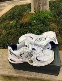 New Balance 530 White Silver Navy 40