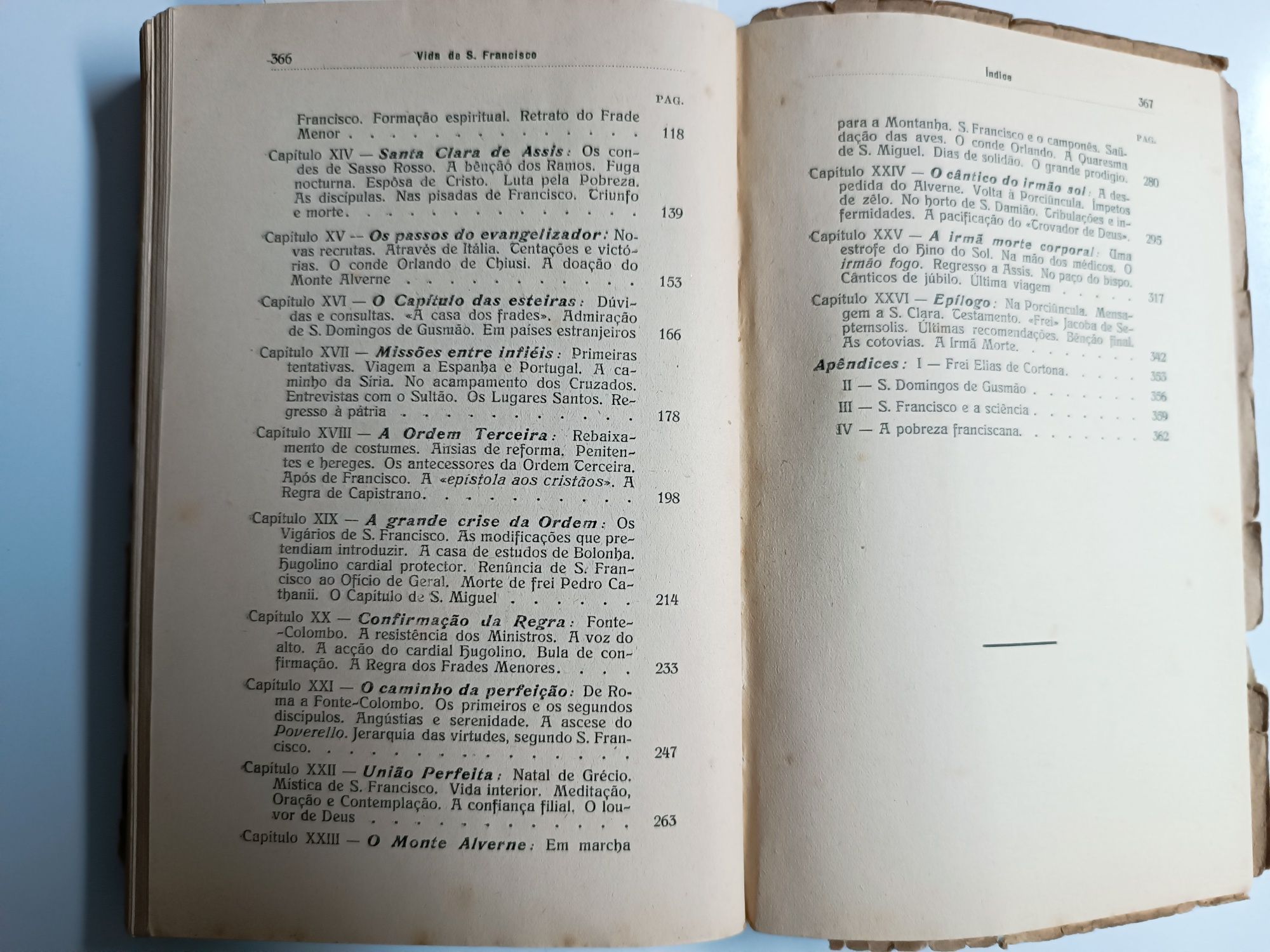 Livro "A Vida de S. Francisco de Assis"