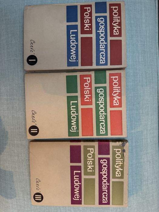 Polityka gospodarcza Polski Ludowej, 3 Tomy, 1965