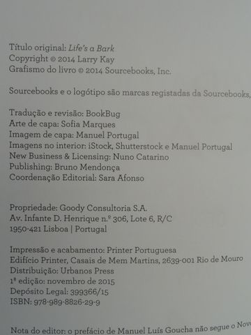 Vida de Cão de Manuel Luís Goucha - 1ª Edição