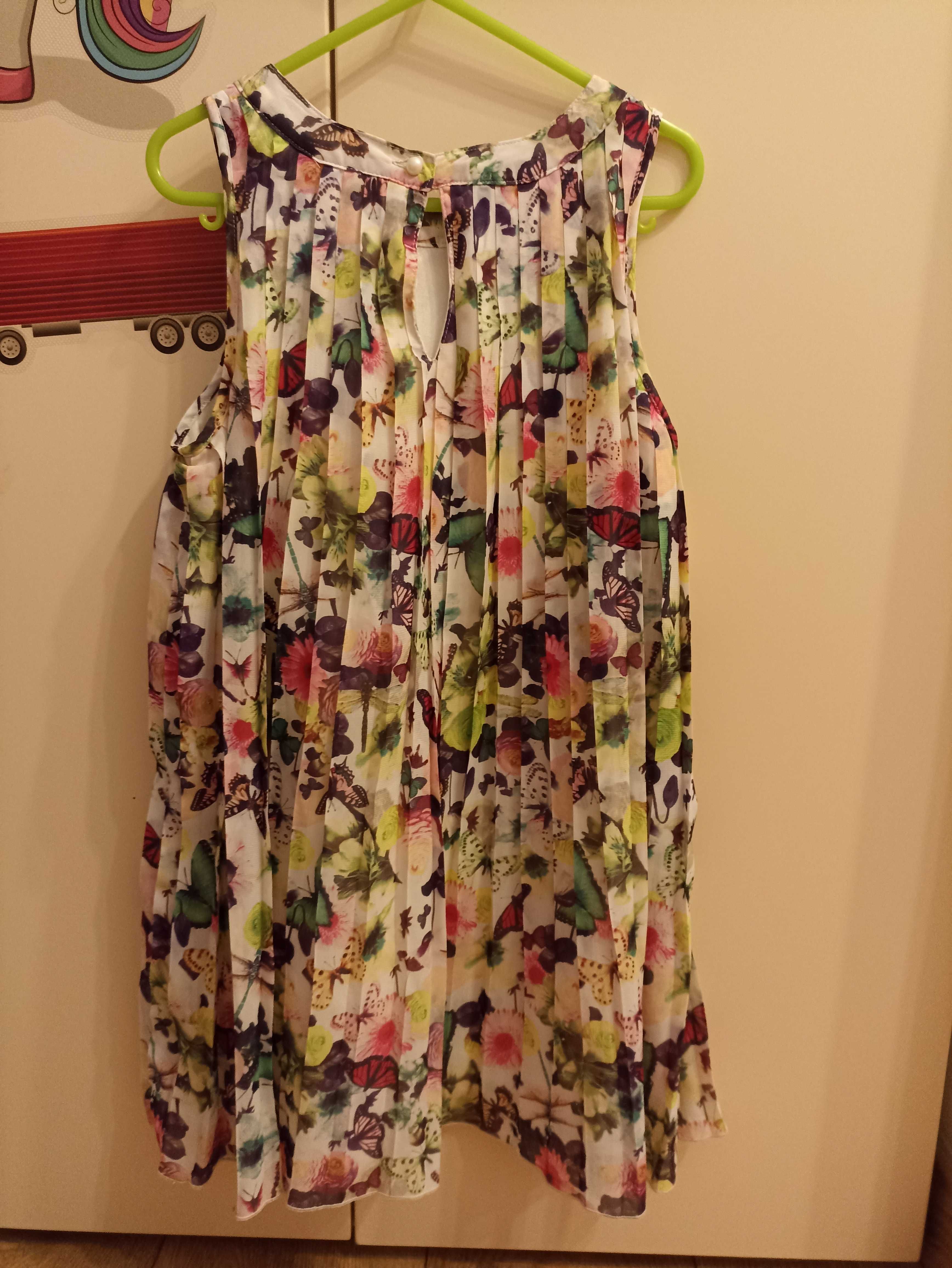 Sukienka plisowana h&M r.122