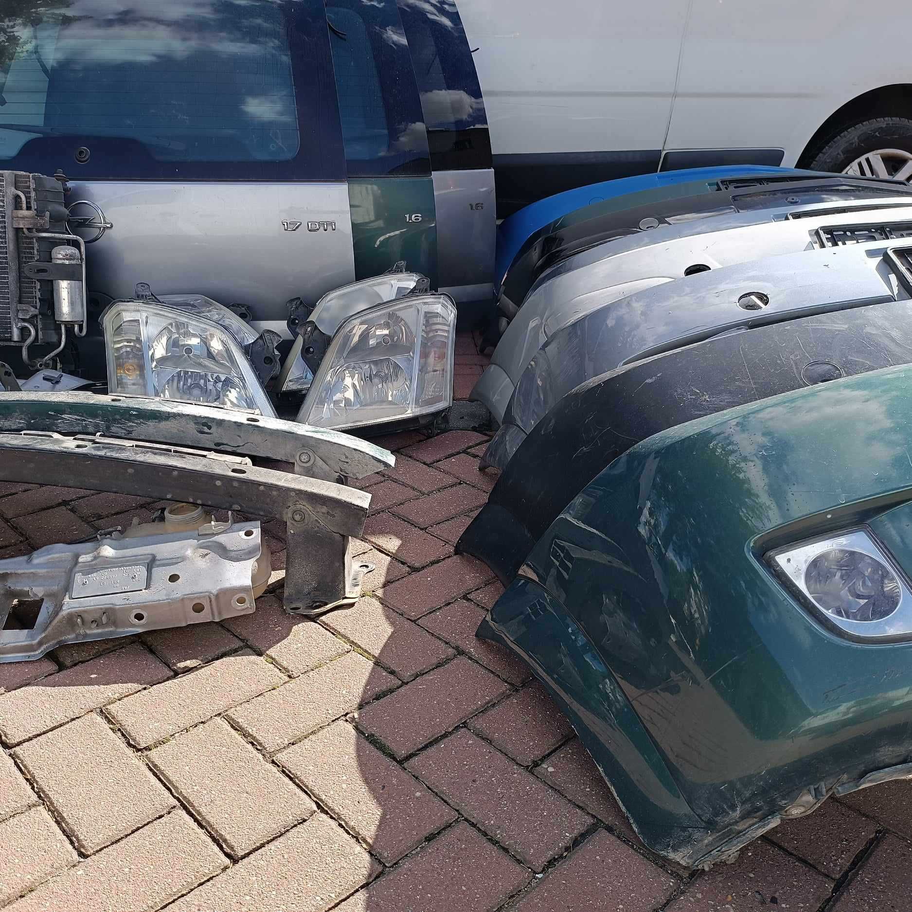 Opel Meriva A lift Z157 z163 inne maska zderzak błotnik lampa klapa