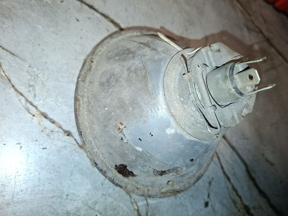 Klosz ddr Simon mz szkło lampa