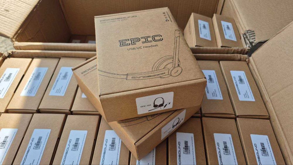 Гарнітура STEREO USB ADDASOUND EPIC 302 | Система шумоподавлення