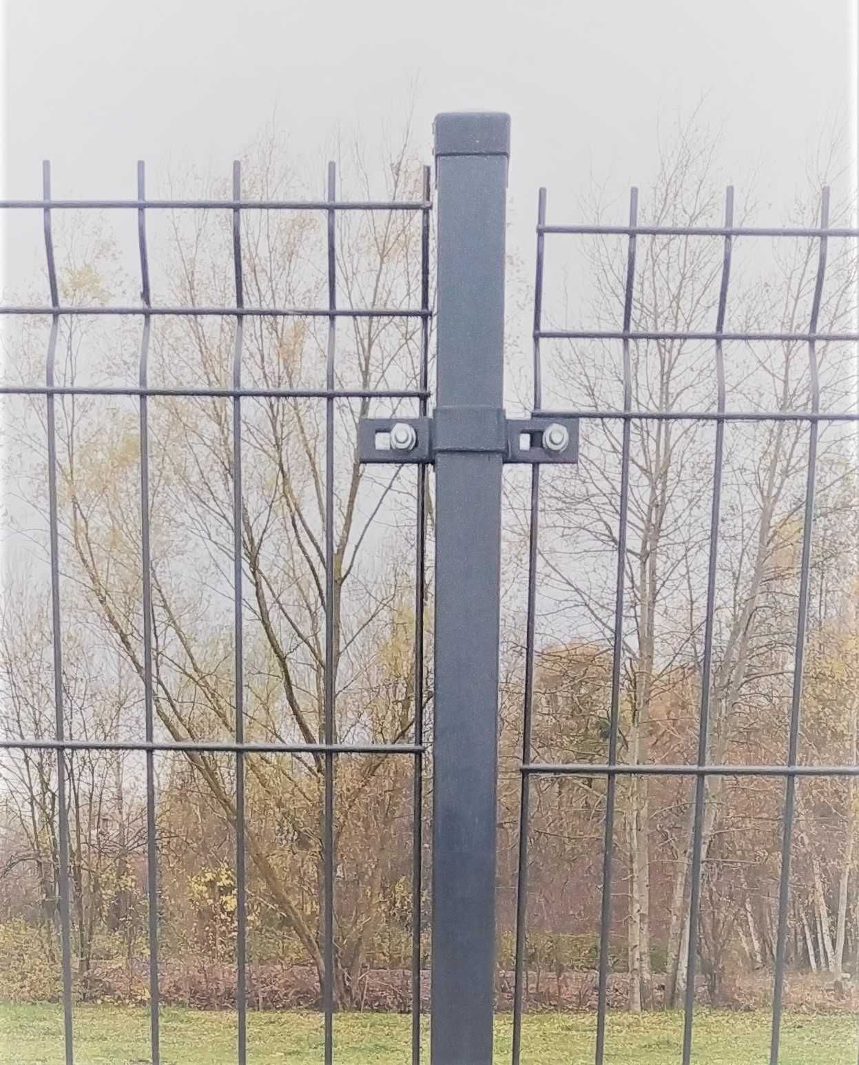 Słupek H= 200 cm 60/40  grafit ,czarny,zielony,brązowy