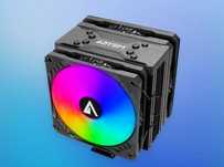 CPU Novo Lacrado  Air Cooler COOLER SNOW IV BLACK ARGB