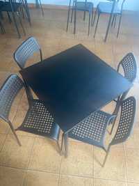 Conjunto mesa IKEA + 4 cadeiras